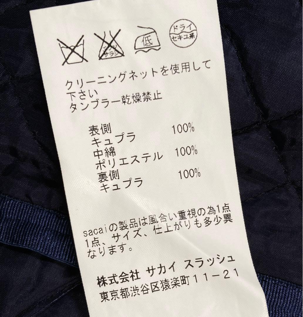 sacai ダッフルコート　ライナー付き　ラビットファー