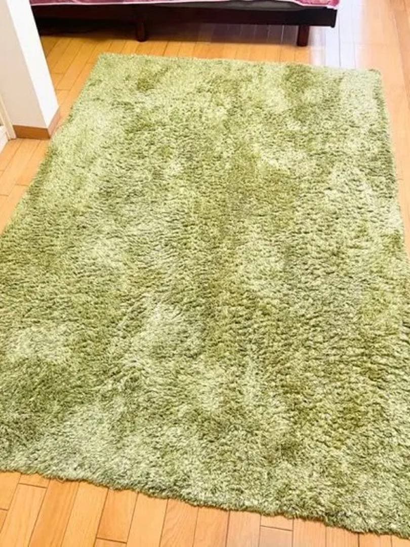 Francfranc グリーンのラグ 200×140／カーペット／マット