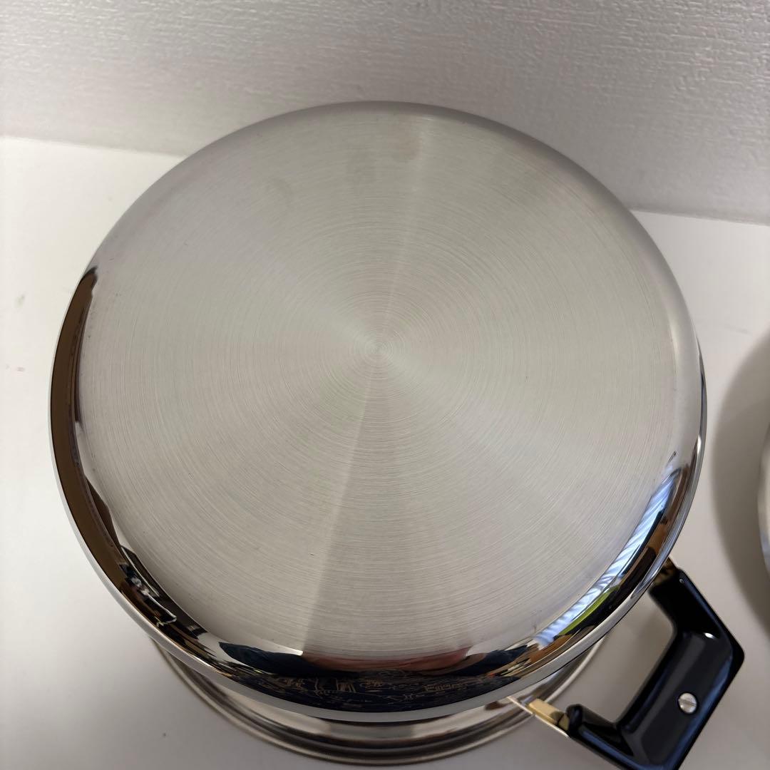 タッパーウェア　21cm寸胴鍋 ステンレス製