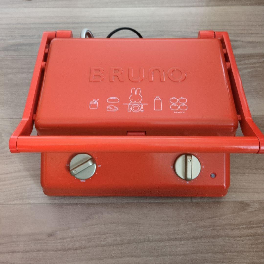 BRUNO ワッフル・ホットサンドメーカー オレンジ