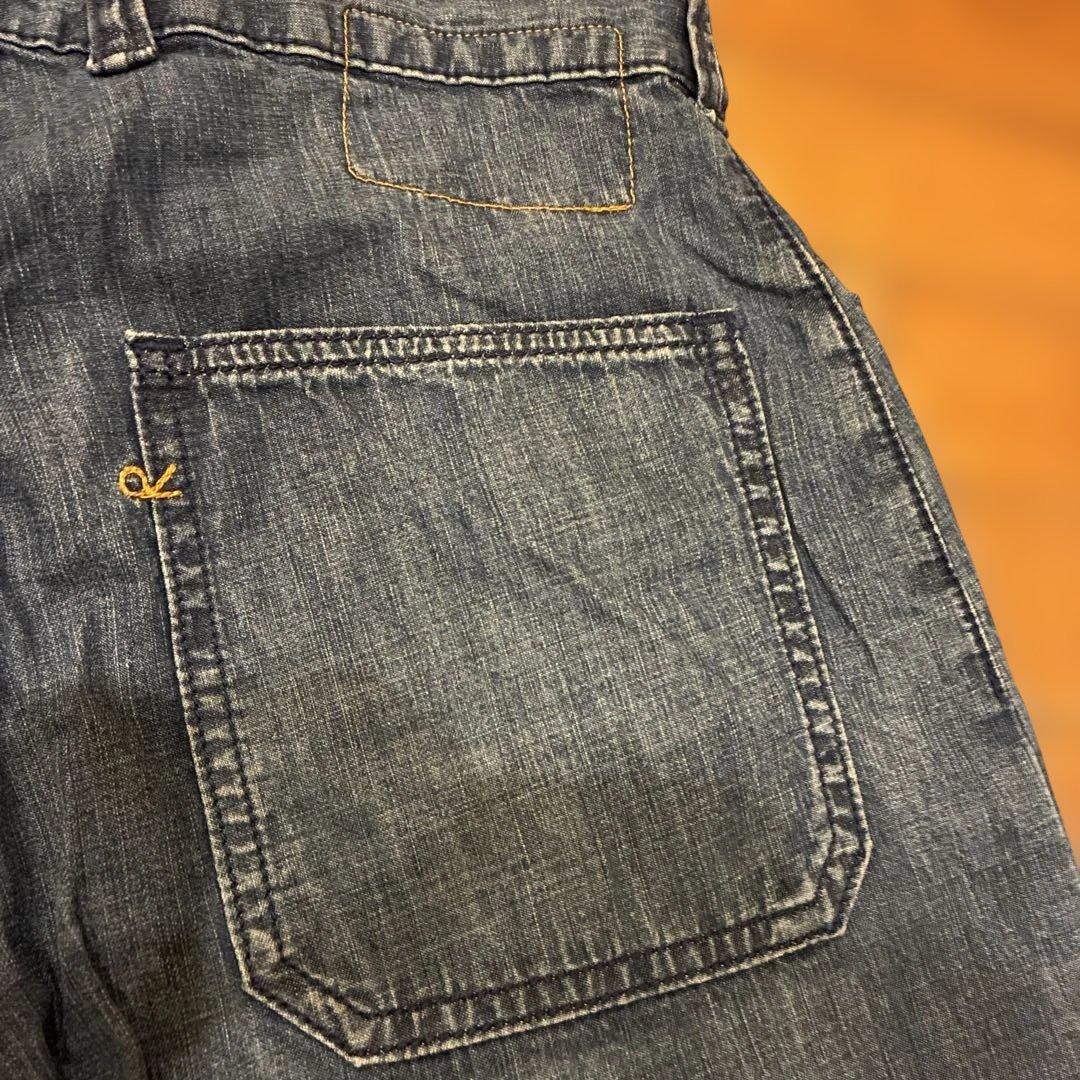 45rワイドレッグデニムパンツ