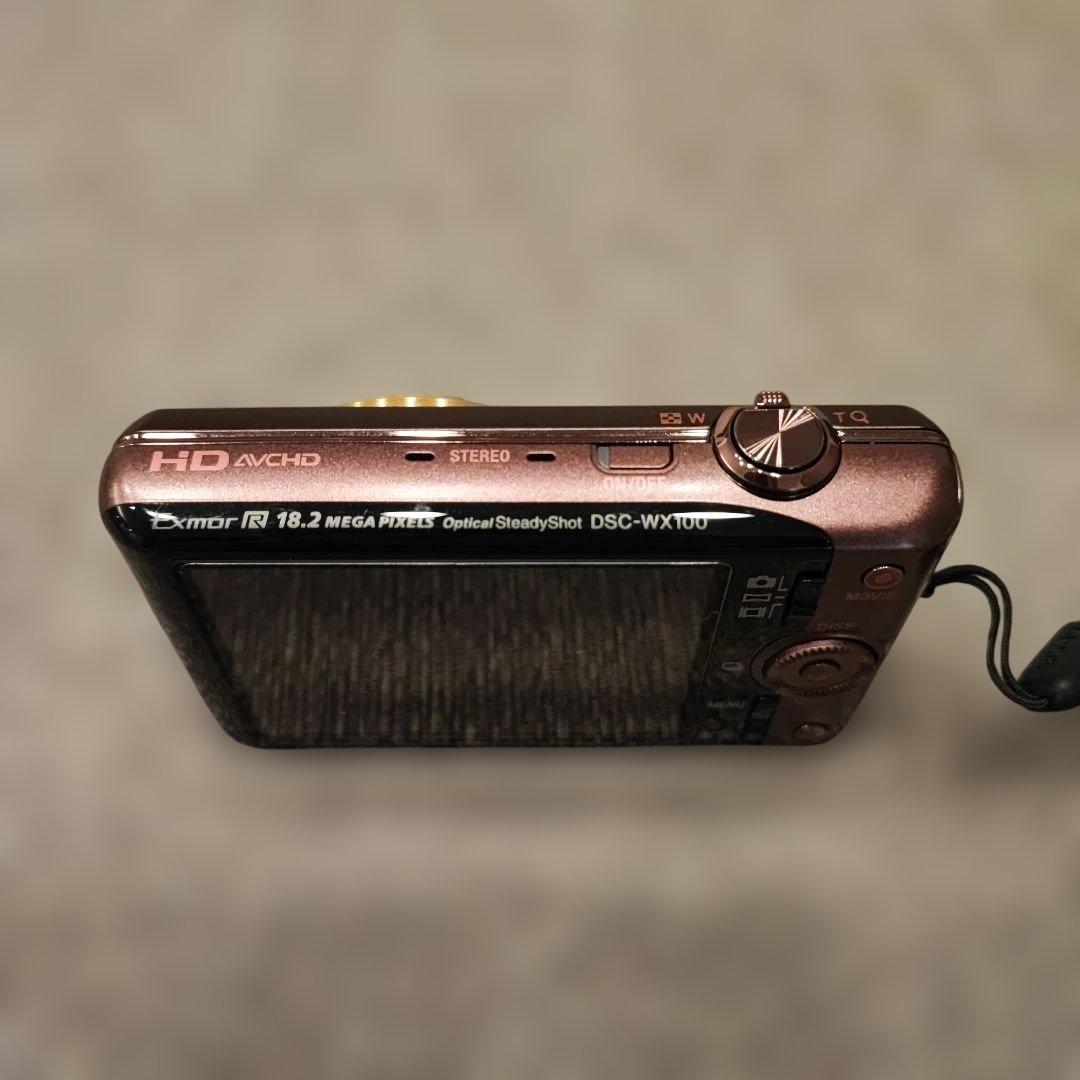 ソニー Cyber-Shot DSC-WX100 ブラウン コンデジ