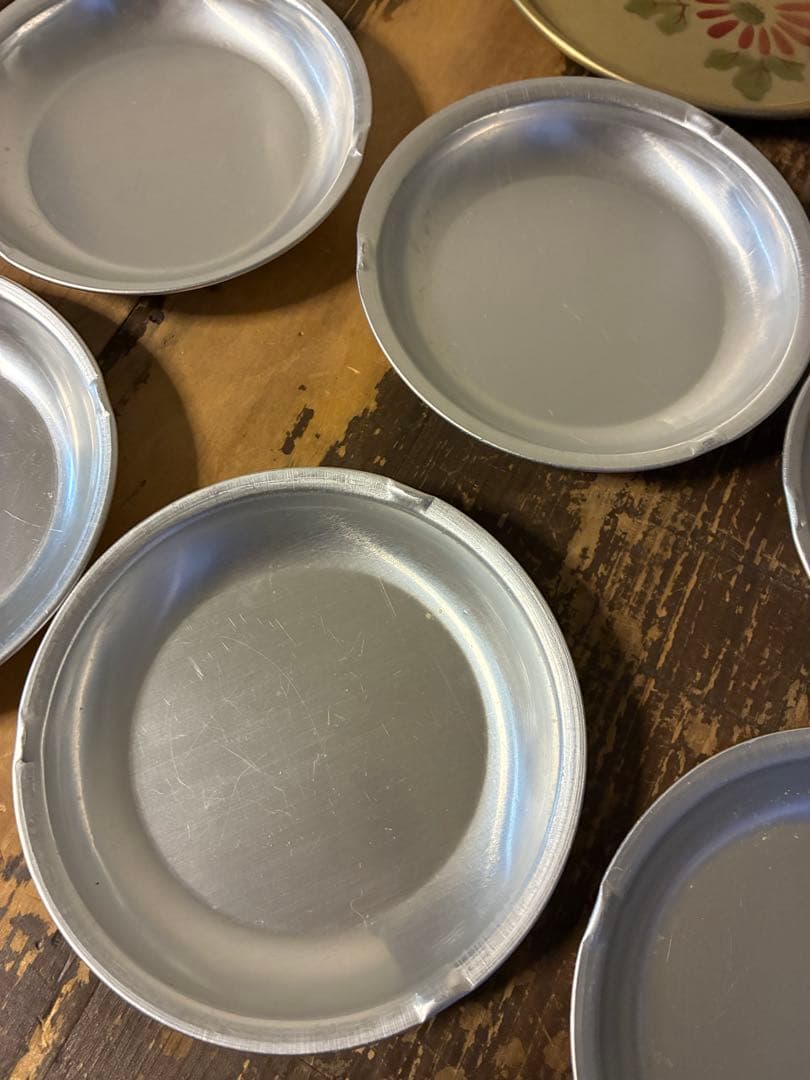 おまとめ　かごバスケット6点　木箱5点　アルミ皿　16点