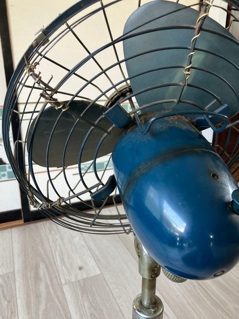 希少 FUJIDENKI レトロ 扇風機 サイレントファン アンティーク 稼動品