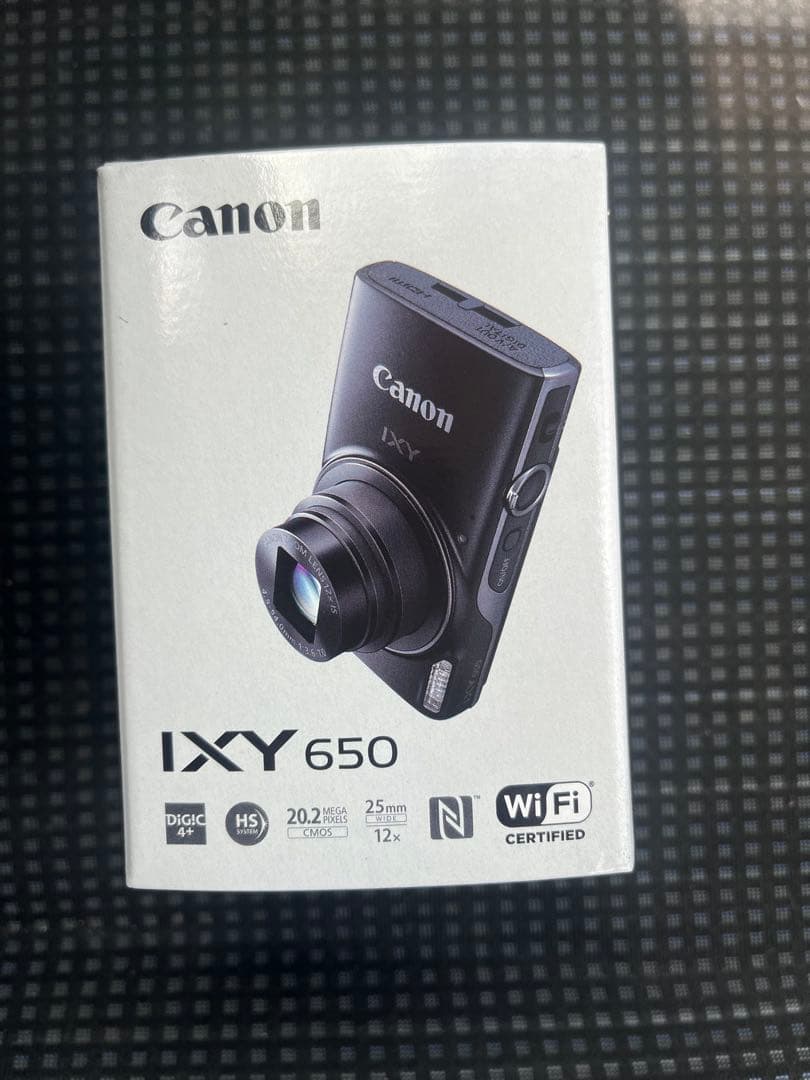Canon IXY 650 BK コンパクトデジタルカメラ　新品未開封