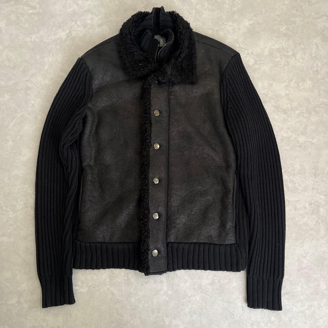 ジャケット・アウター Armani Exchange Knit & Suede Jacket