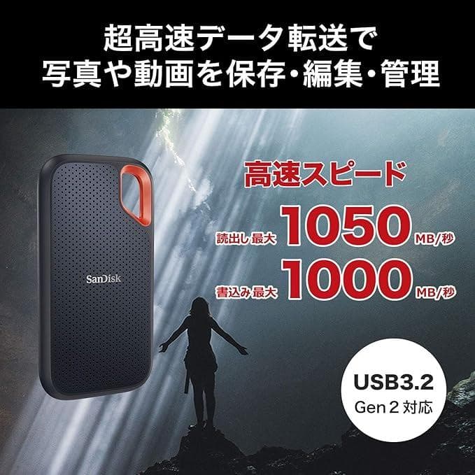 【未開封】SanDisk SSD 外付け 1TB USB Type-C