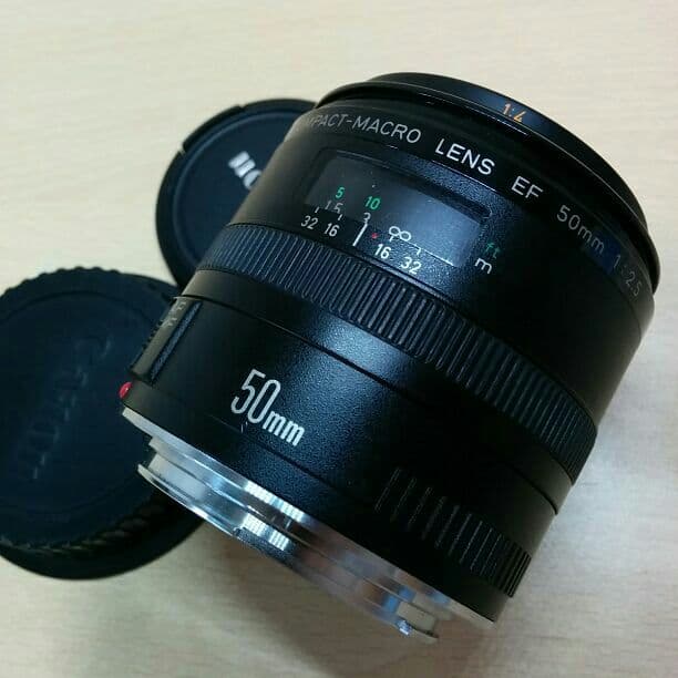 美品 Canon EF50mn F2.5 コンパクトMacro