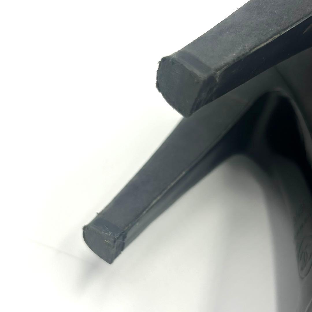 CHANEL シャネル パンプス ココマーク チェーン ブラック 23.5cm