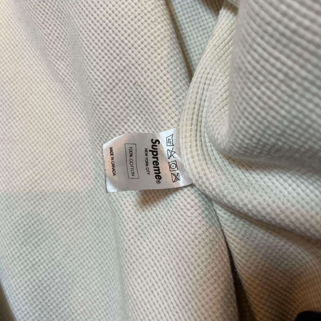 トップス Supreme Hood Logo Thermal Zip Up Hoodie