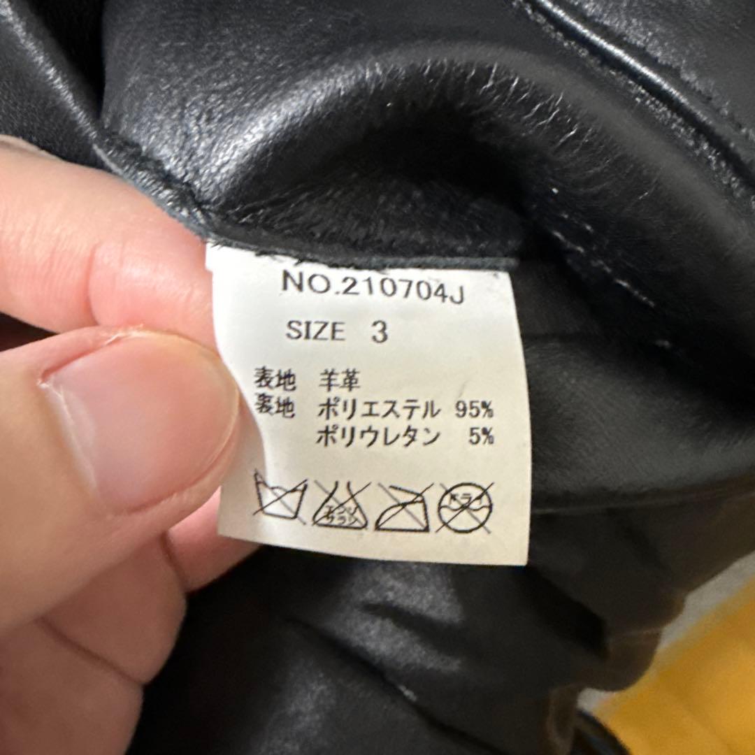 JACKROSE ジャックローズ レザージャケット ライダース M