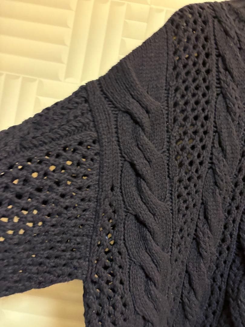 新品/SPORTMAX ケーブル編みタートルネックニット