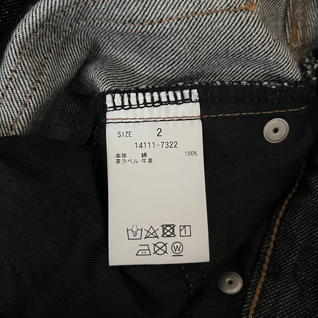 美品✨ CLANE SECOND DENIM PANTS ライトブラック