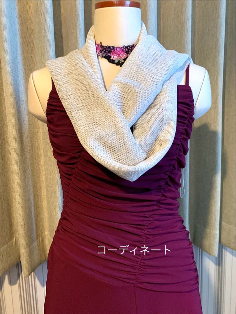 【メアリー】社交ダンス　パーティドレス　モダン　ラテン　タンゴ　ワンピース