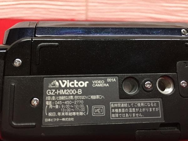 Ｙ ジャンク Victor AVCHD GZ-HM200-B ビデオカメラ S