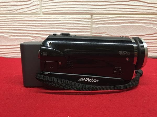 Ｙ ジャンク Victor AVCHD GZ-HM200-B ビデオカメラ S