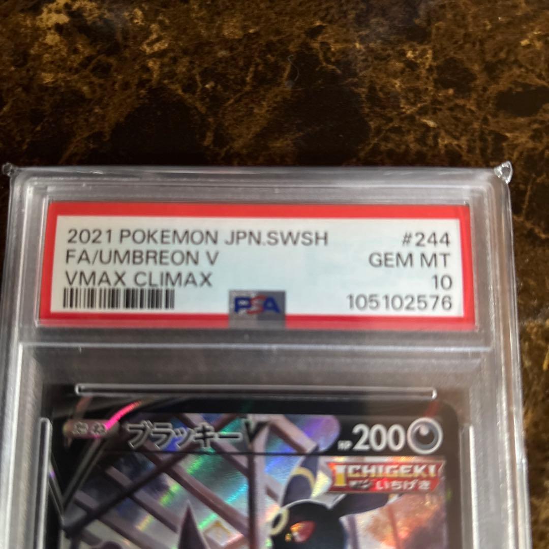 PSA10 ブラッキーV CSR S8b VMAXクライマックス 244/184