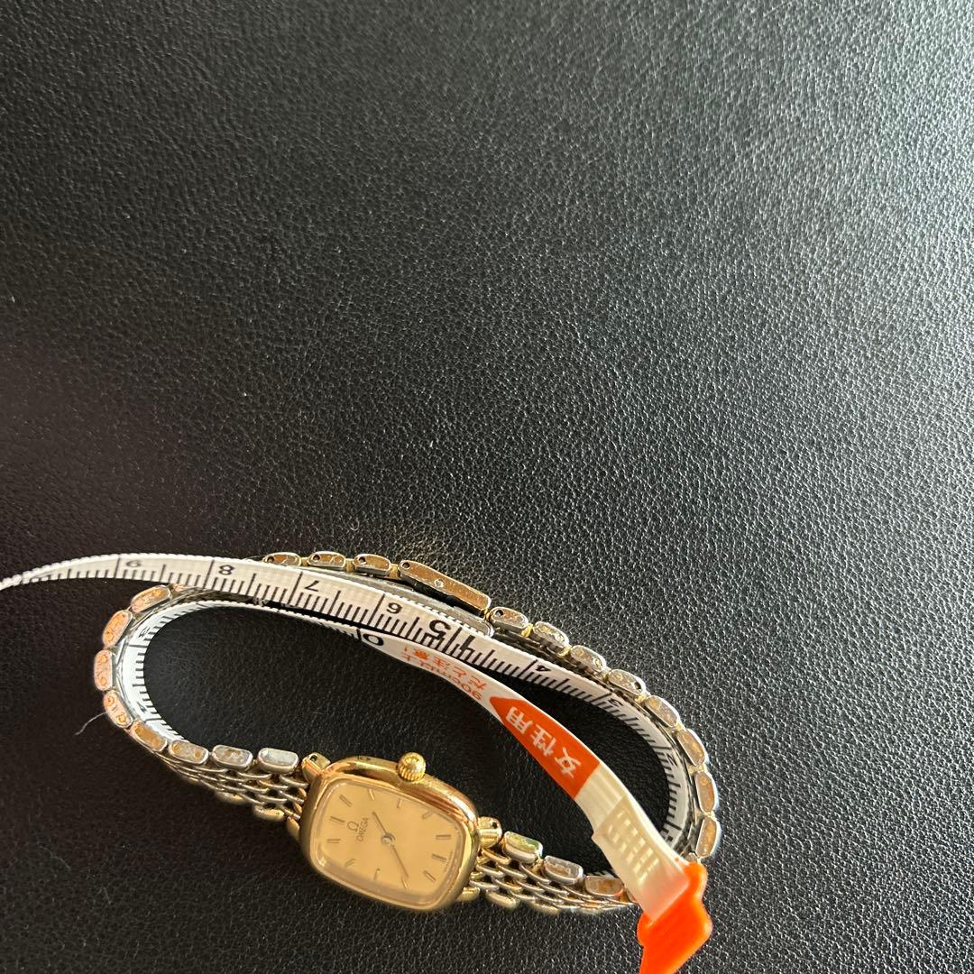 OMEGA オメガDevile クォーツ腕時計 スクエア