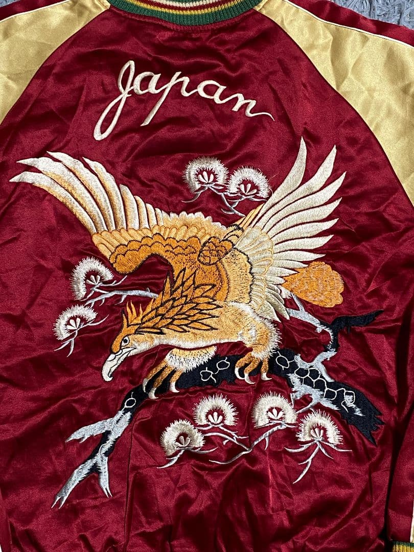 激レア 東洋エンタープライズ　スカジャン 鷹&沖縄MAP柄 ブルーノマーズ着用