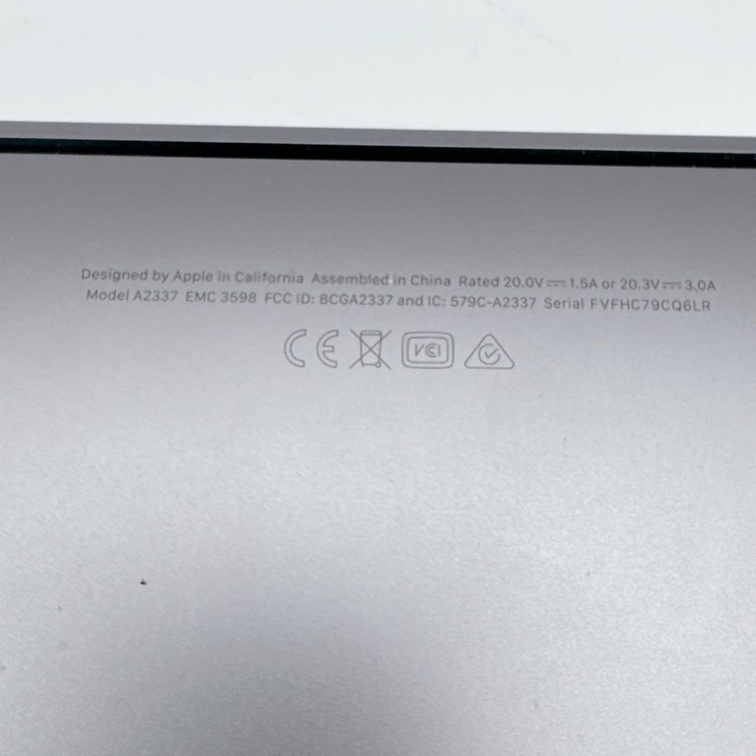 MacBookAir 13インチ シルバー 16GB 256GB 2020 M1