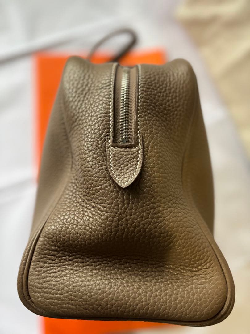 【美品】Hermesエルメスヴィクトリア35エトゥープQ刻⭐︎付属品あり