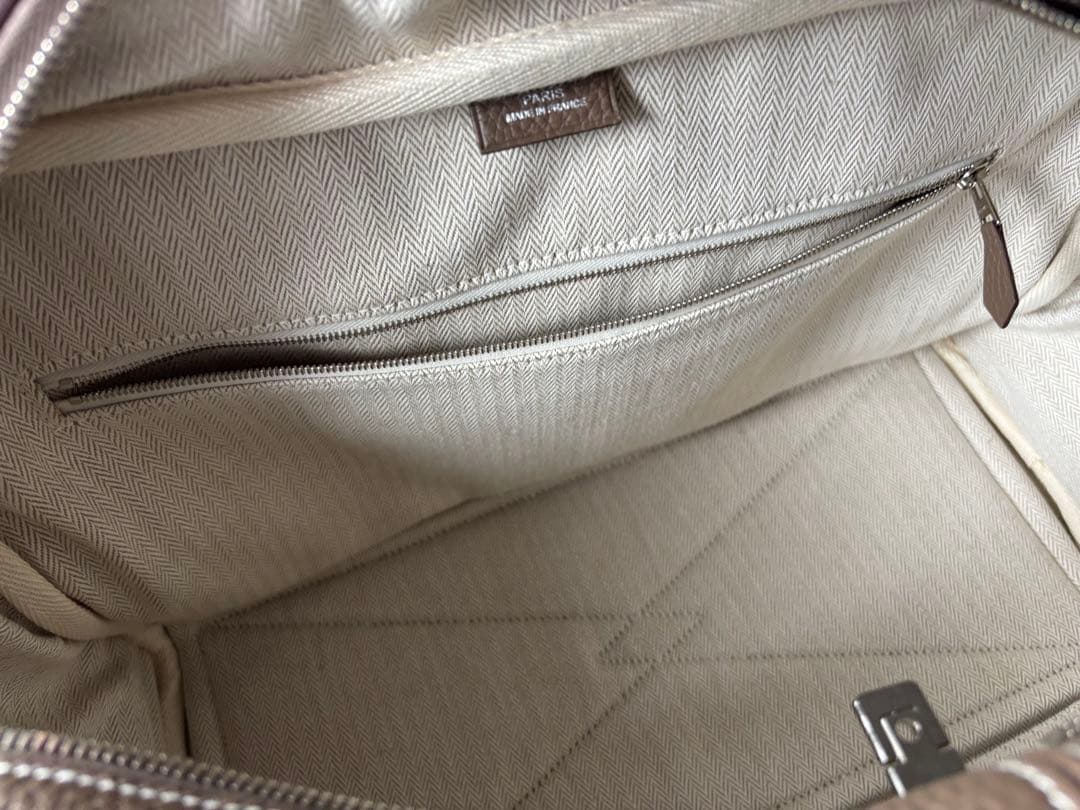 【美品】Hermesエルメスヴィクトリア35エトゥープQ刻⭐︎付属品あり