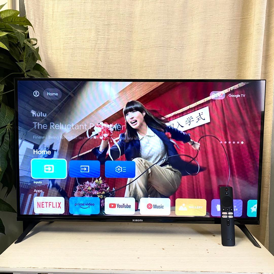 スマホから大画面へ♪チューナーレステレビ ちょうどいい32型！Google TV