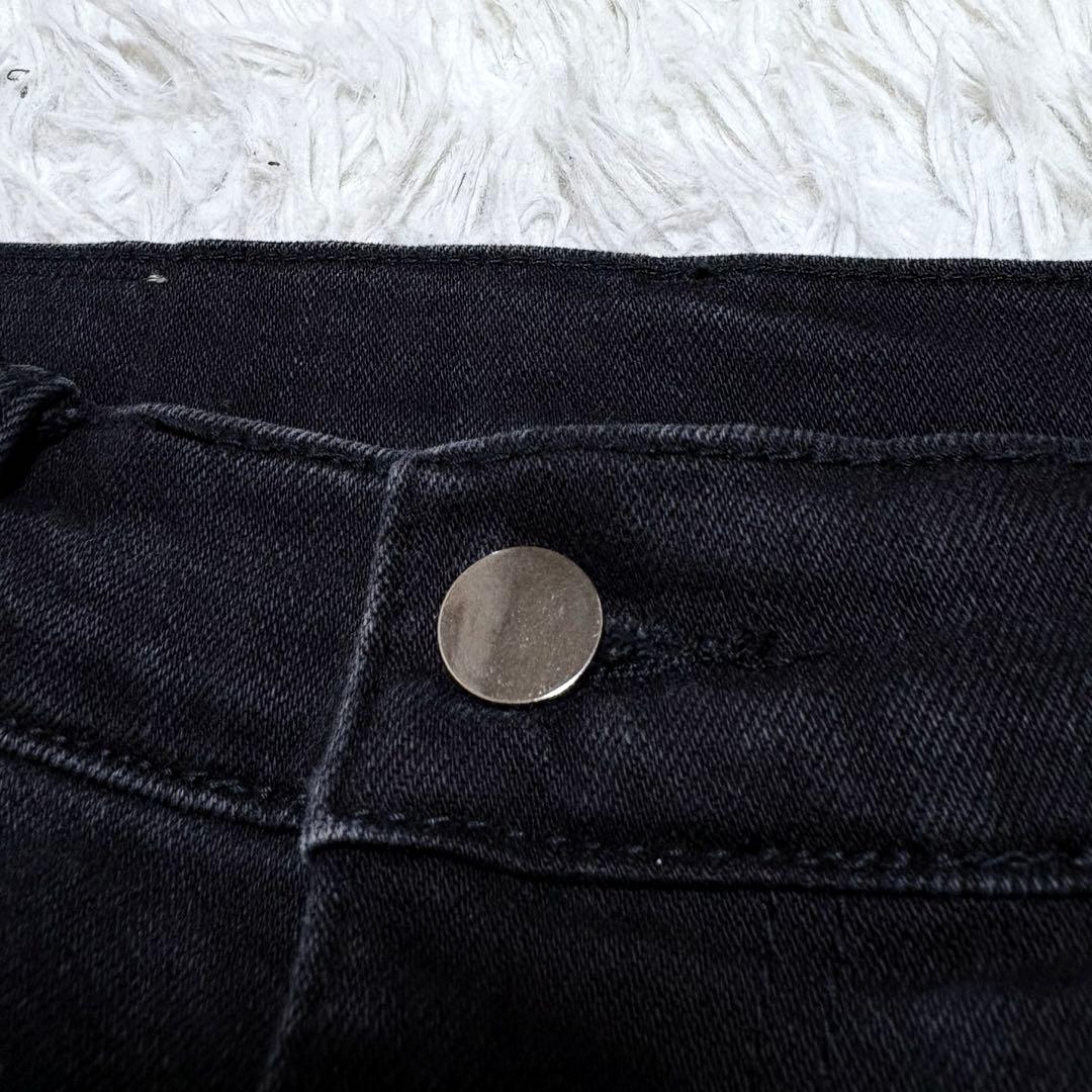 【極美品】mnmlミニマル　ダメージ加工スキニーデニムジーンズ　バンダナ　w30