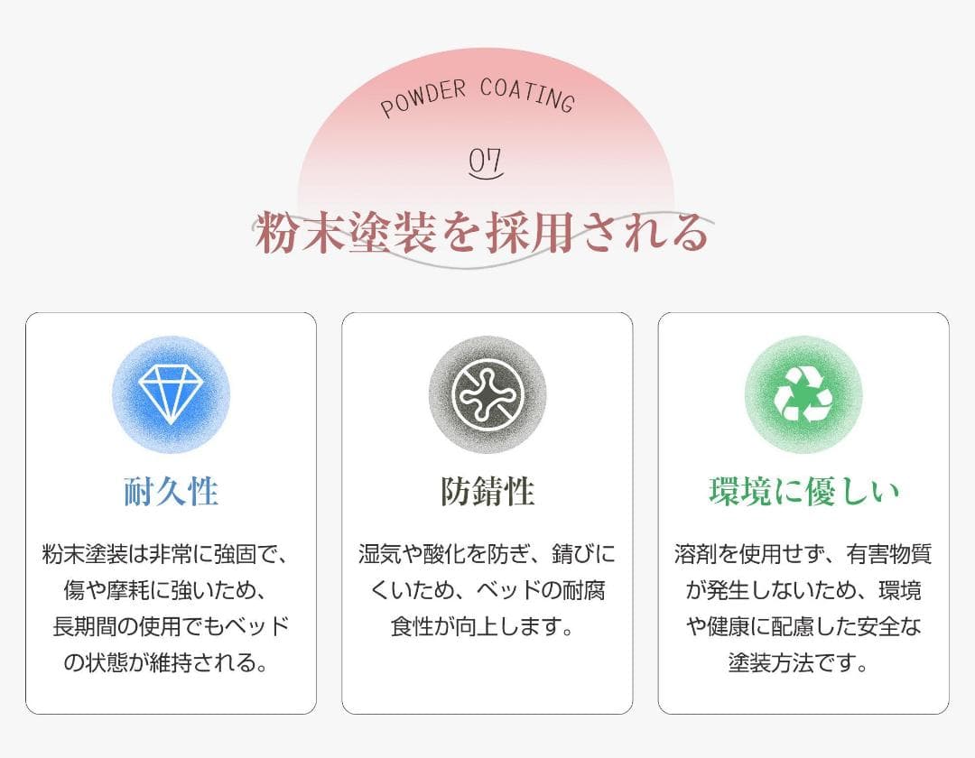 ホワイトシステムベットロフトベッド シングル スチールネット付き移動型デスク付き