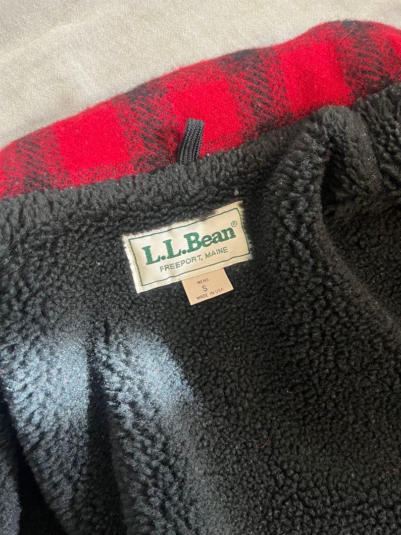 L.L.Bean USA製 オンブレ チェックジャケット ウール エルエルビーン