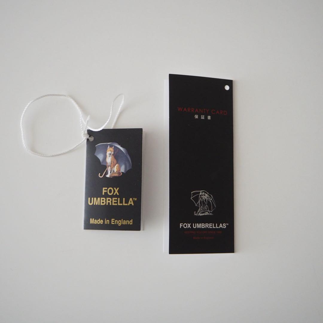 FOX umbrellas 折りたたみ傘 晴雨兼用　ライトグレー
