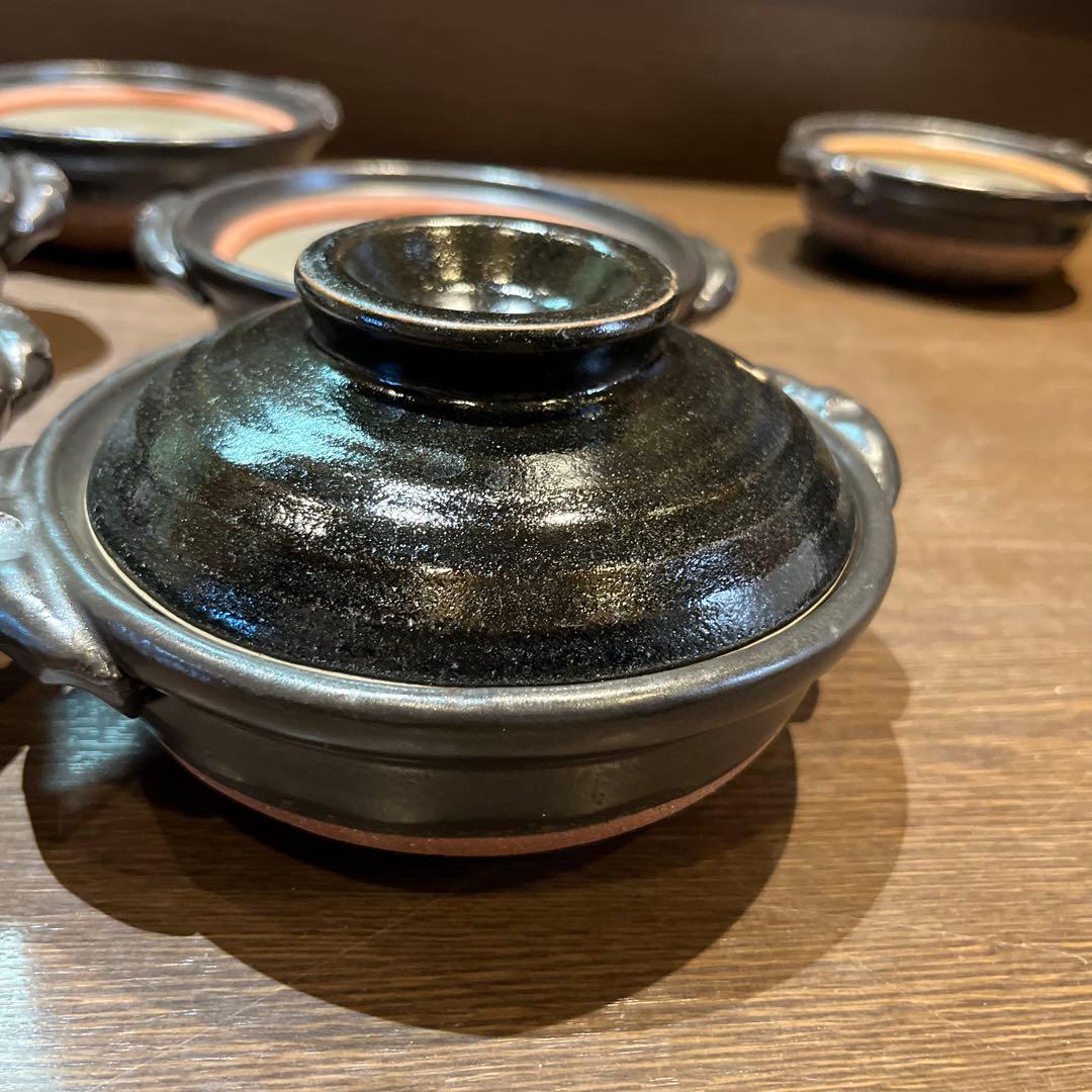 天目5号鍋　1人用土鍋9客