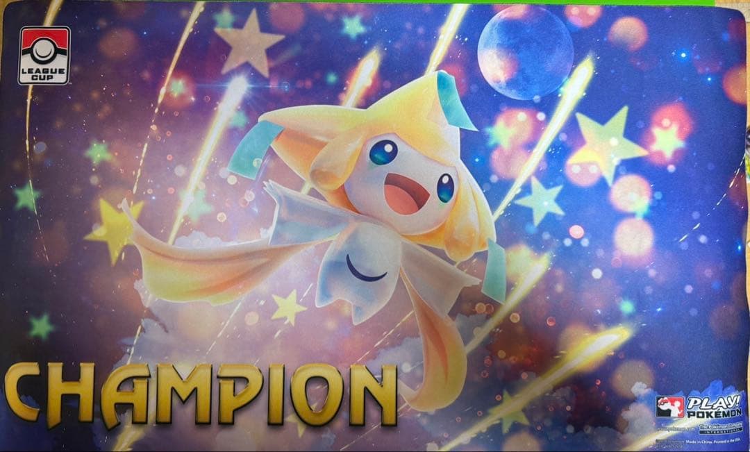 ポケモンカード　ジラーチ CHAMPION プレイマット