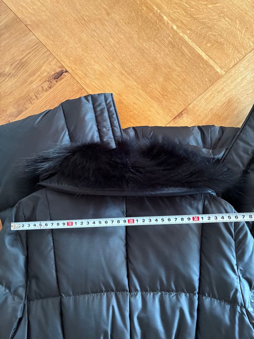 ラ*イ様 美品✨Pinky&Dianne✨ダウンコートブラック　フォックスファー