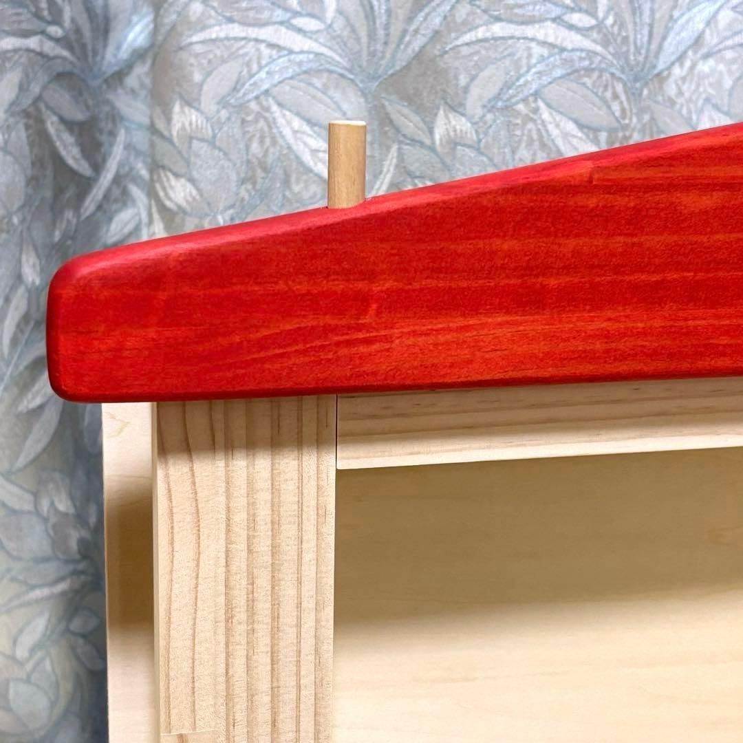 紙芝居　舞台　拍子木　木製人形付属　未使用品　美品