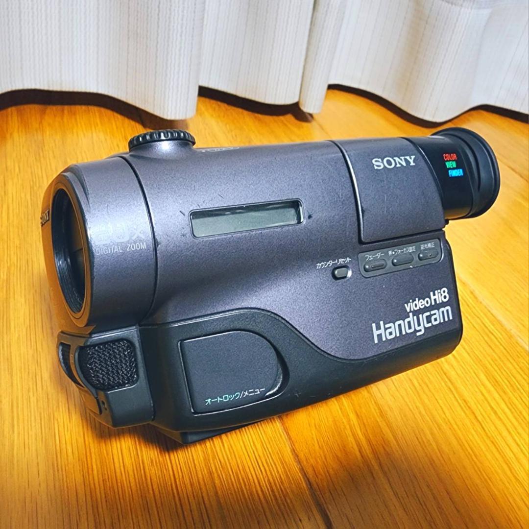 【動作確認済】SONY Hi8 高画質 ビデオカメラ CCD-TR11 セット