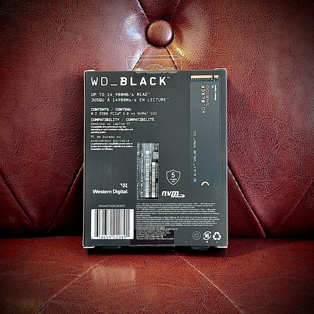 【新品】WD_Black SN8100 4TB Gen5