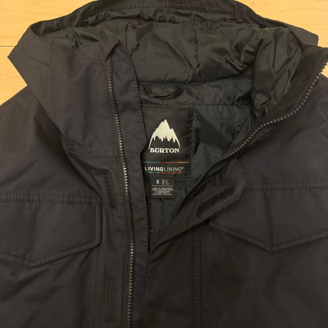 BURTON LIVIN LINING 上下 Sサイズ ブラック