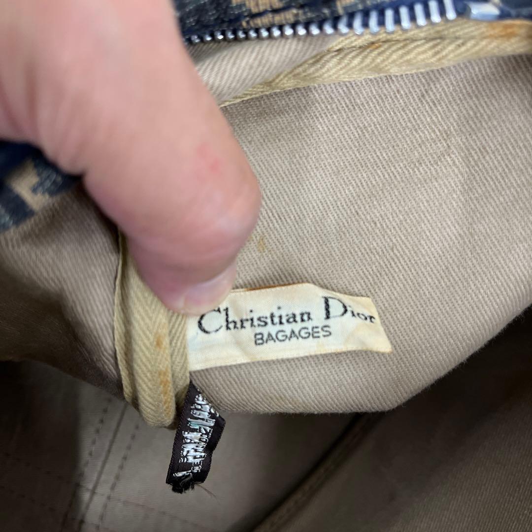 希少 Christian Dior トロッター ミニボストンバッグ 90s