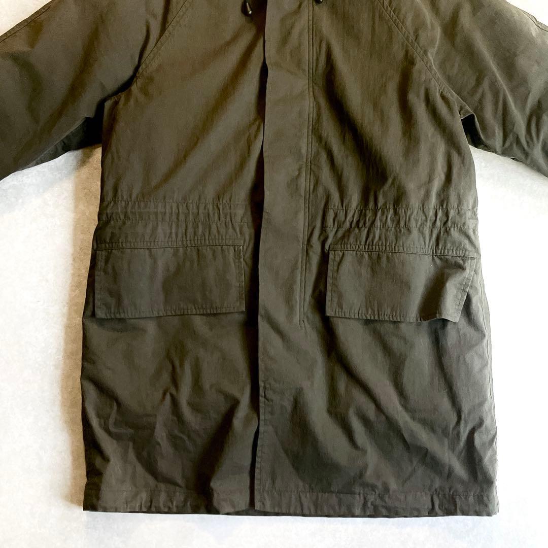 美品 MHL.キルトライナー付ブルゾン VINTAGE COTTON NYLON