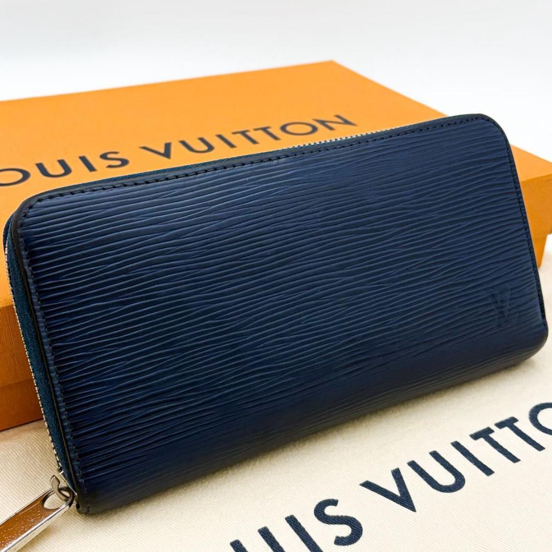 【極美品】ルイヴィトン エピ ジッピーウォレット NM 長財布 ブルー 新型 青