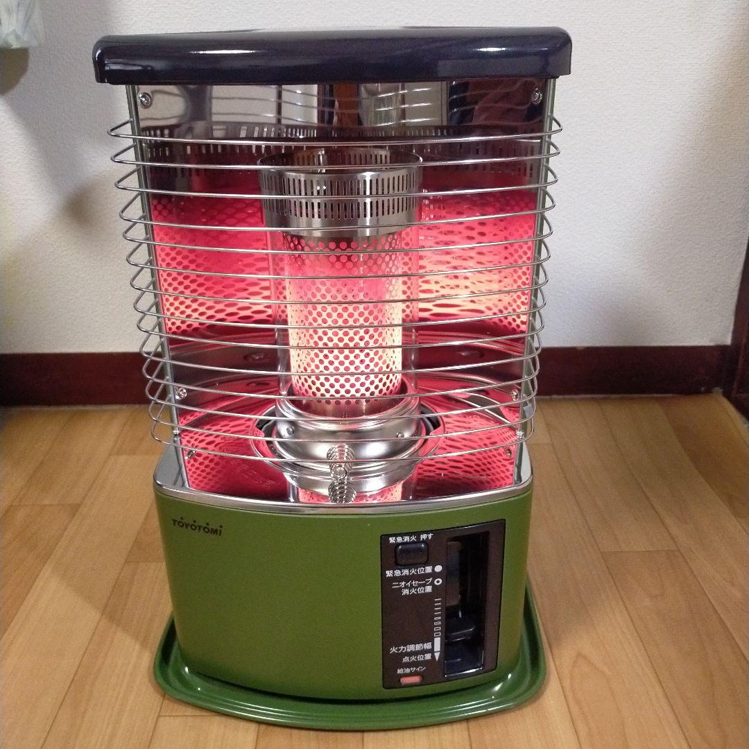 トヨトミ石油ストーブ グリーン コンパクト美品