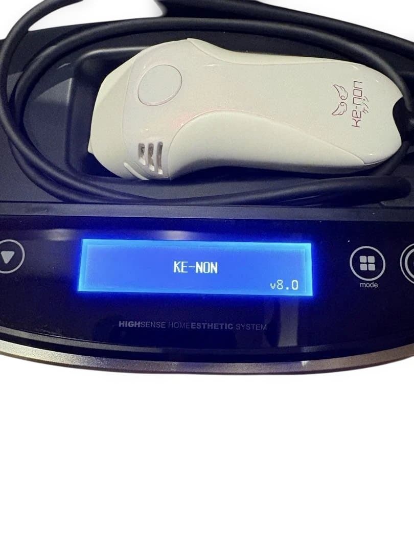 ケノン 脱毛器 ホワイト 取扱説明書付き