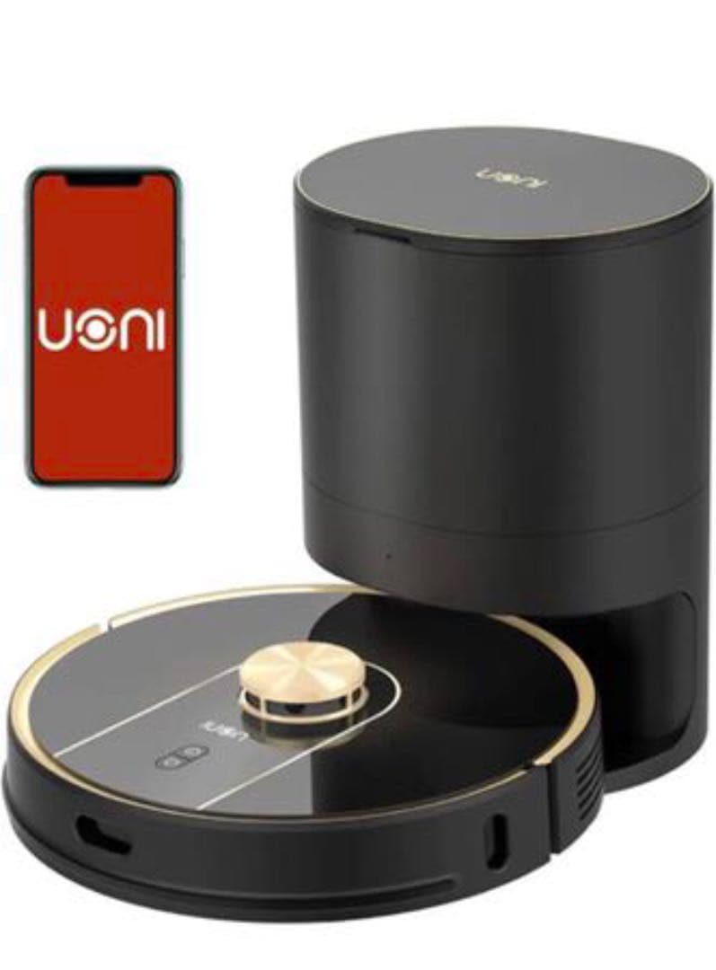 UONI ロボット掃除機 水拭き・自動ゴミ収集
