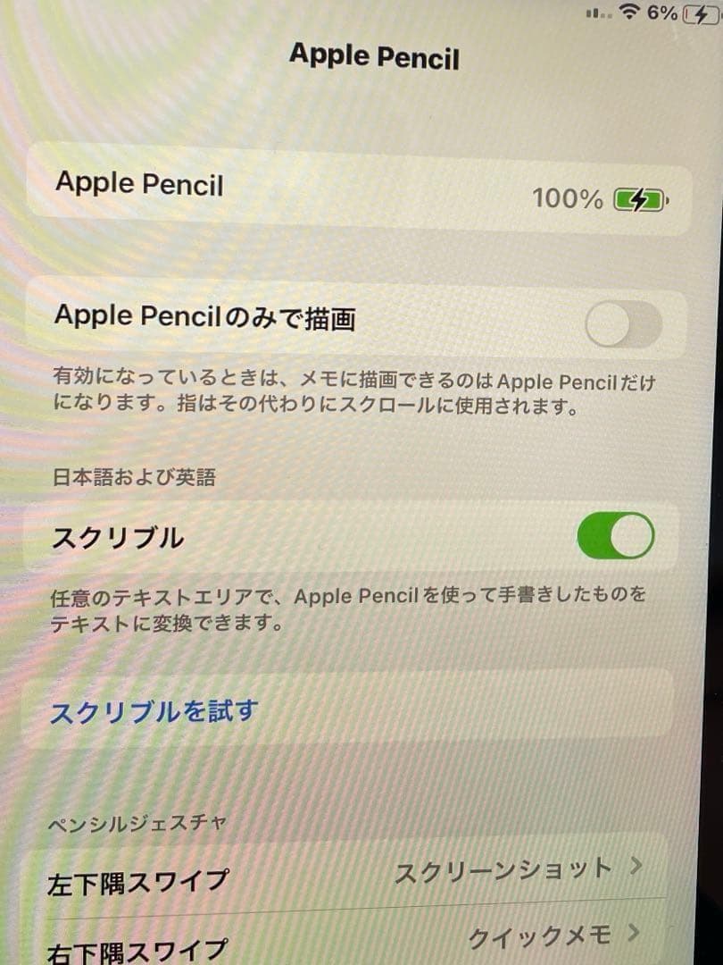 Apple Pencil　第1世代　アップルペンシル　動作確認済み　箱あり