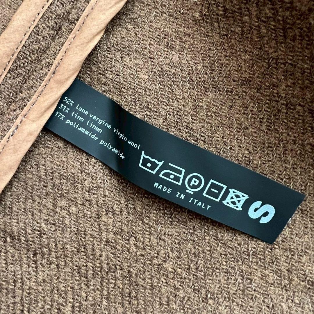 ALBUM DI FAMIGLIA 20AW ウール ルーズコート 片ポケット