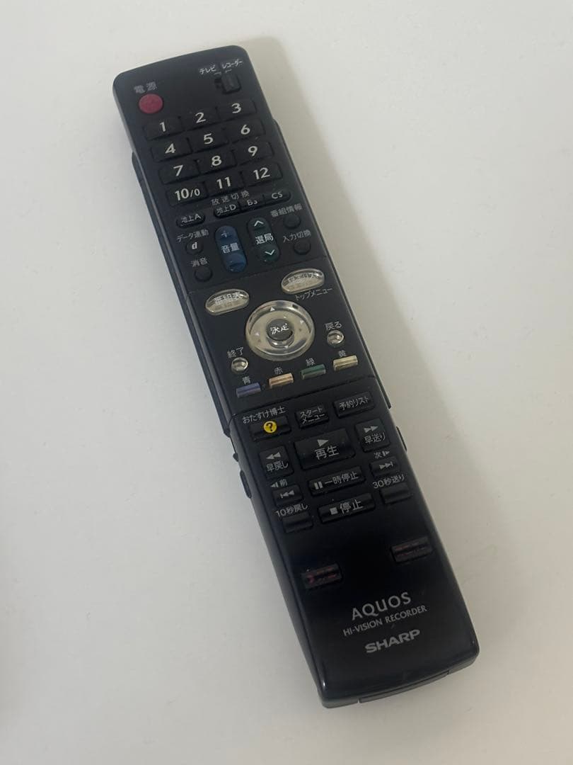 シャープAQUOSビデオ一体型HDD／DVDレコーダー【DV-ACV52】動作品