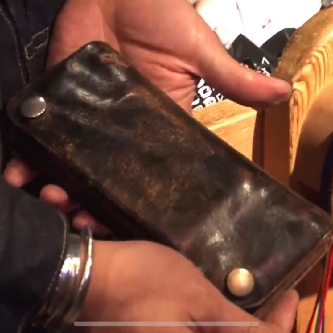 オールドゴッドホースハイドトラッカーウォレット