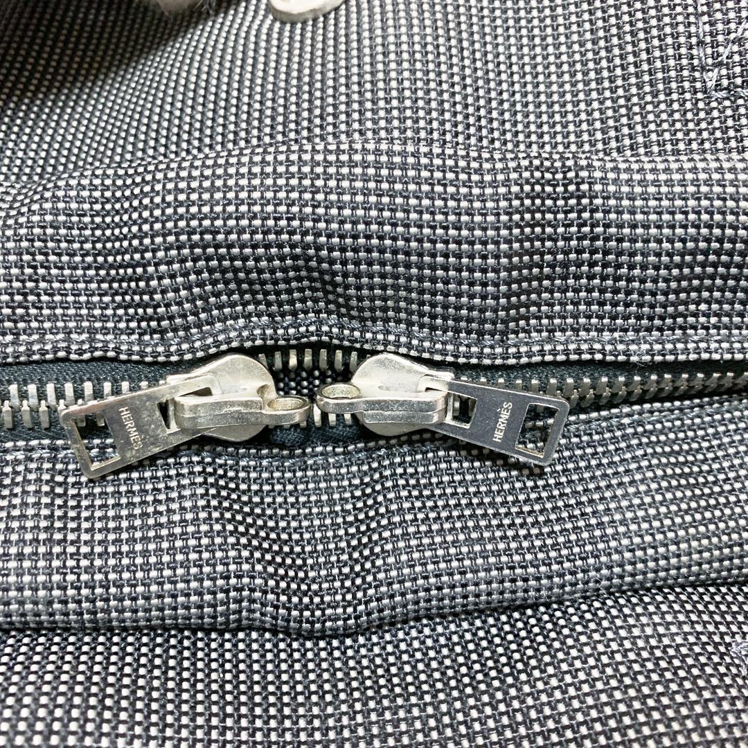 HERMES エルメス エールラインMM トートバッグ グレー