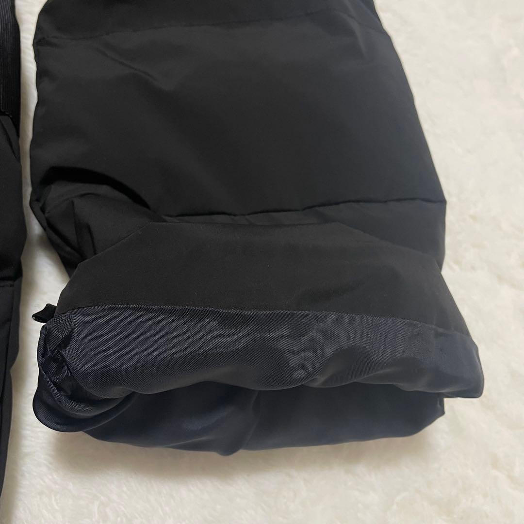 M'S GRACYエムズグレイシー グログランリボン付きダウンコート ブラック